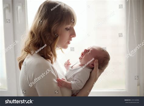 Young Mother Crying Baby Stock Photo 233134306 | Shutterstock