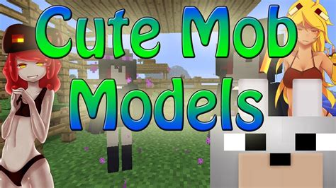 Minecraft Mods - Cute Mob Model Mod 1.3.1 Review and Tutorial - YouTube