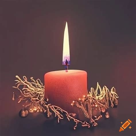 Artistic depiction of advent lyrics on Craiyon