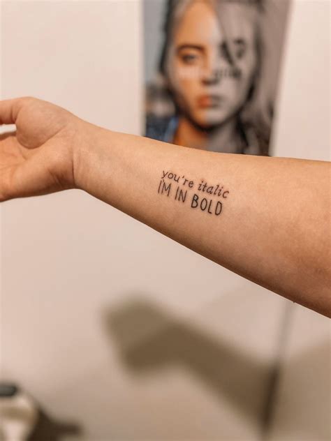 billie eilish tattoo ideas - Marcy Arredondo