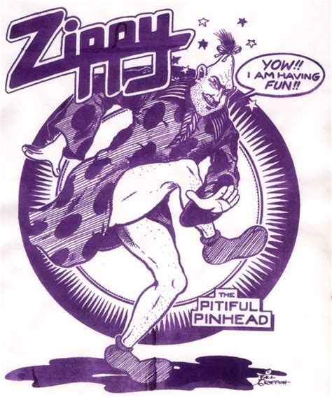 Zippy The Pinhead: Zippy T-shirt design, 1973