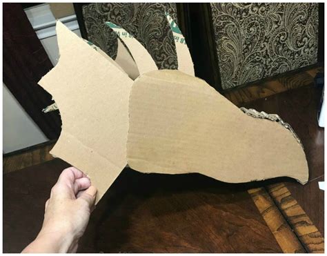 Resultado de imagen para how to make a dragon head out of a cardboard ...