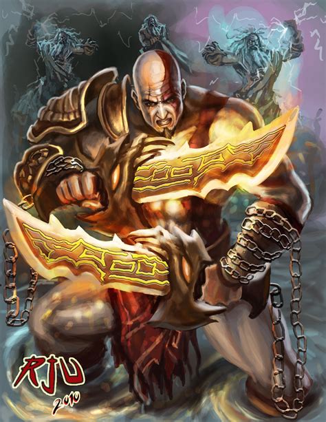 Kratos by einharjar on Newgrounds