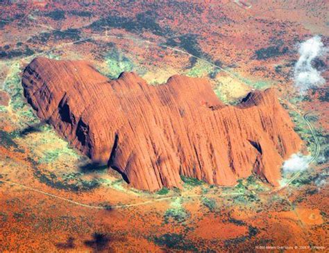 Uluru - Aerial view | Aerial view, Aerial, Natural landmarks