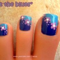 Pin by Laurie R on Nail Art Toes | Simple nail art designs, Bright blue nails, Toe nail art