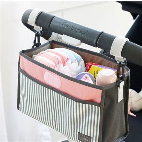 2020 Baby Stroller Bag Nappy Diaper Mummy Bags Hanging Basket Storage Organizer Baby Travel ...