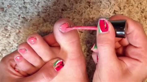 How To Perfectly Paint Your Toenails - YouTube