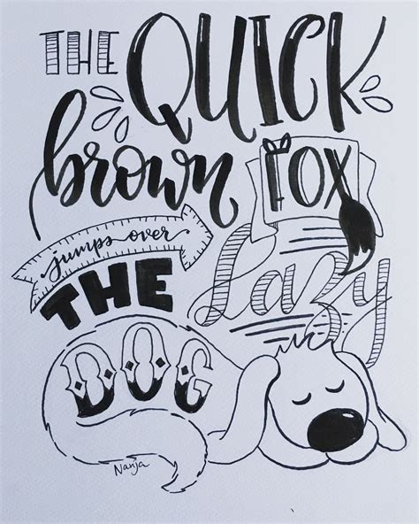 The quick brown fox... | Calligraphy fonts, Fictional characters, Character