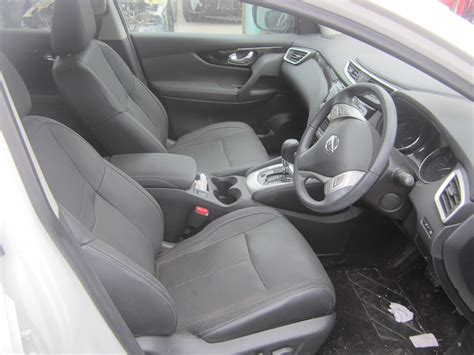 NISSAN QASHQAI J11 TI LEATHER SEATS WHITE 2015 WRECKING