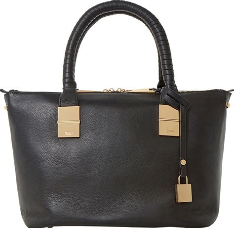 Lyst - Dune Deighton Leather Tote Bag in Natural