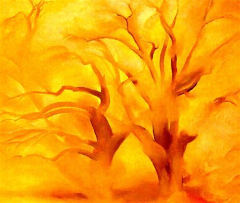 Georgia O'Keefe - Cottonwood trees | Georgia o keeffe paintings, Georgia o'keefe art, Georgia o ...