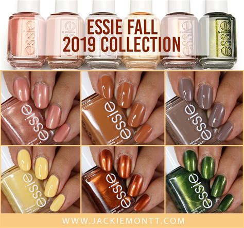 Essie Fall 2019 Collection Swatches and Review | Fall nail colors, Nail ...