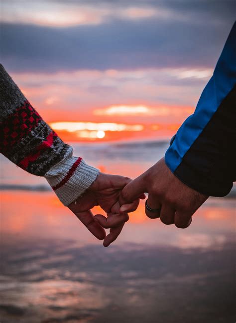 Shallow Focus Photo of Couple Holding Each Others Hands · Free Stock Photo