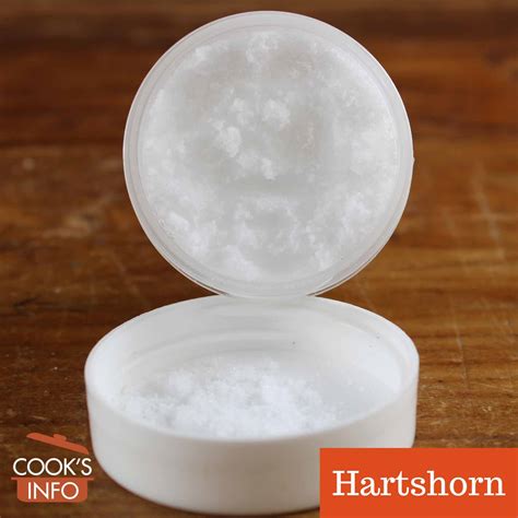 Hartshorn (Ammonium bicarbonate) - CooksInfo