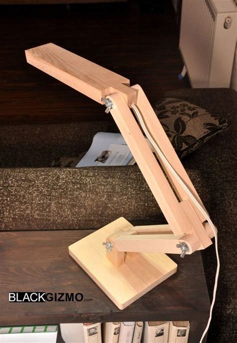 Wooden Articulating LED Desk Lamp #etsy #handmade #wood #lamp $117: | Aydınlatma elemanları ...
