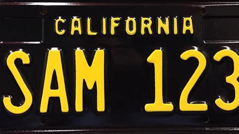 California's black license plates are back in production | License ...