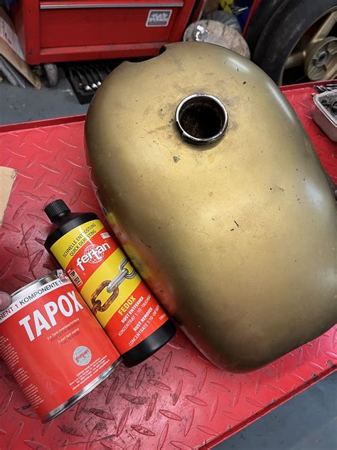 Tank derusting and sealer ! | Flattrackers and Caferacers Parts and ...