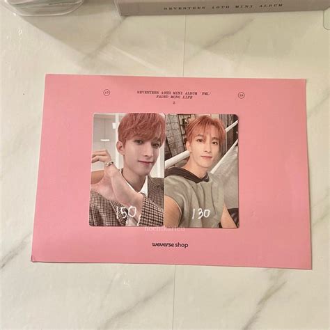 Seventeen FML DK Album Photocards on Carousell