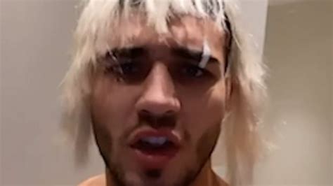 Watch: Tommy Fury calls Jake Paul out while wearing blonde hair ...