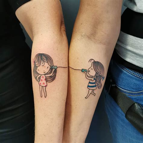 52 Matching Sister Tattoo Concepts You can Love - Happily Evermindset