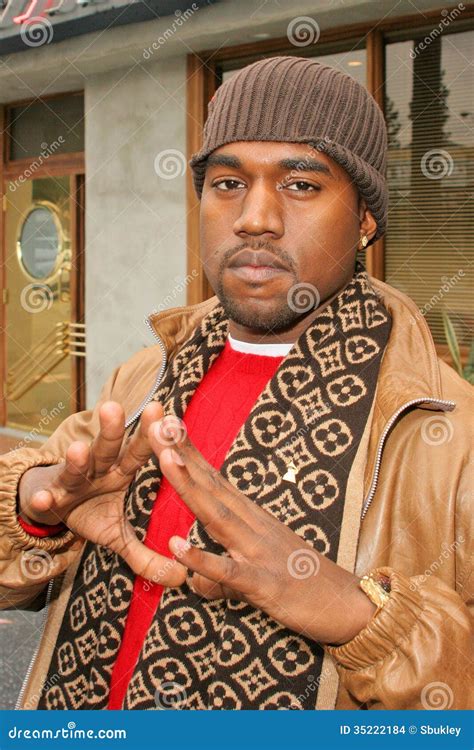 Kanye West editorial stock image. Image of angeles, kanye - 35222184