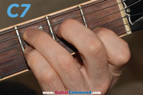 C7 Chord Guitar Diagrams, Finger Position Charts & Photos