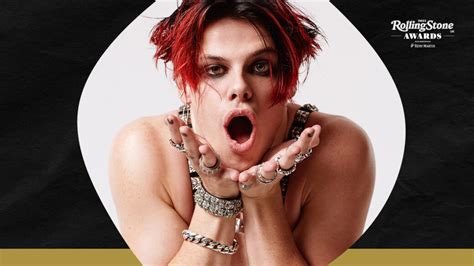 Yungblud wins the Live Act Award at the Rolling Stone UK Awards
