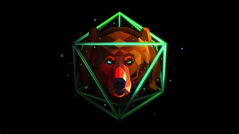 Polygon Bear Wallpapers - Top Free Polygon Bear Backgrounds - WallpaperAccess