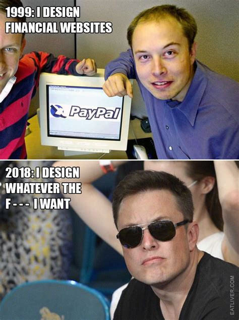Elon Musk: 1999 vs. 2018 | Hair restoration, Musk, Funny memes