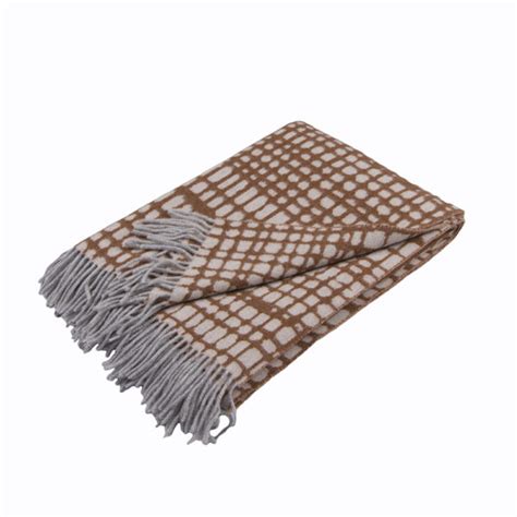 Lines – merino wool blanket – brown – Fabulous Goose Scandinavian ...