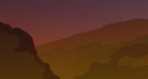 simple sunset painting by sporefox1 on DeviantArt