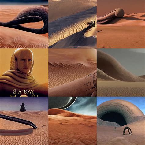 Shai-Hulud. Dune movie 2021 | Stable Diffusion