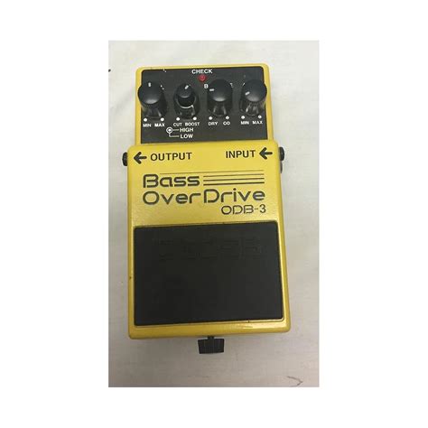 Used Boss ODB3 Bass Overdrive Bass Effect Pedal | Guitar Center