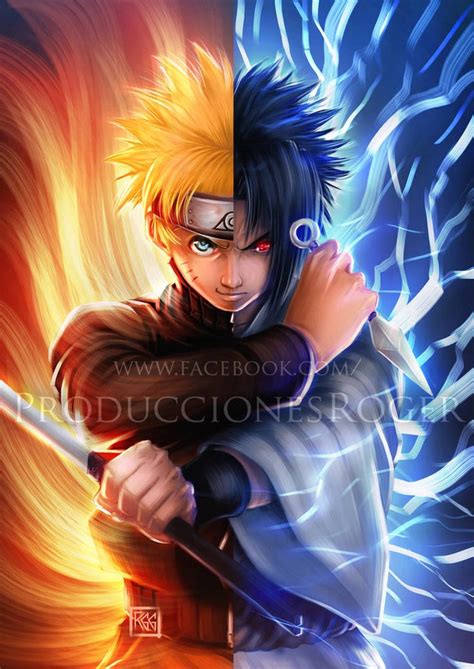 Naruto - Sasuke by RogerGoldstain | Naruto uzumaki hokage, Naruto and ...