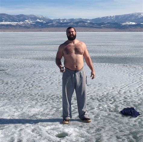 Jason Kelce, Shirtless, Ice Fishing – Crossing Broad