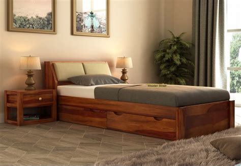 Wooden Bed Drawing - A diy wooden bed frame is simple, quick ...