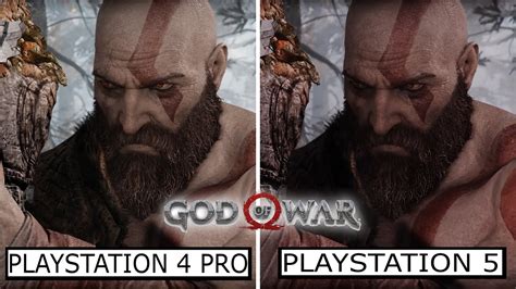 God Of War PS4 Pro VS PS5 Graphics Comparison Gameplay/First 10 minutes ...