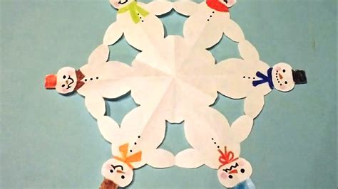 DIY! How can I make a Snowman snowflake? - YouTube