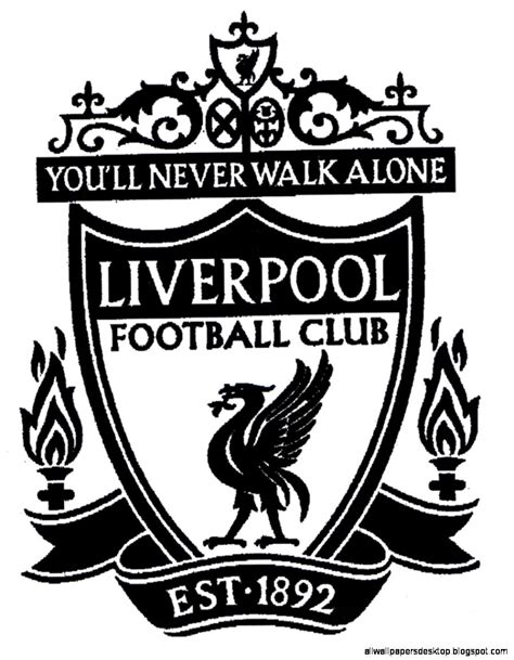 Liverpool Fc Black Logo Hd | All Wallpapers Desktop