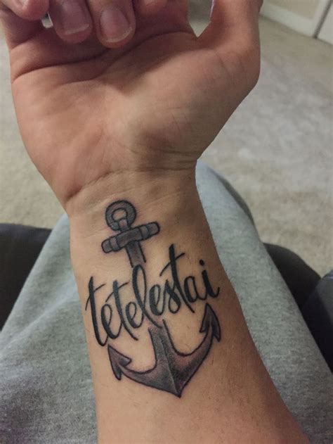 Tetelestai- "it is finished" A reminder that Jesus is my anchor and when He died on the cross ...