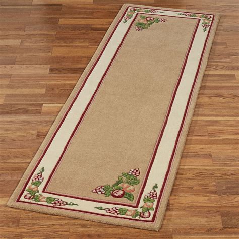 Fruitful Almond Wool Rug Runner