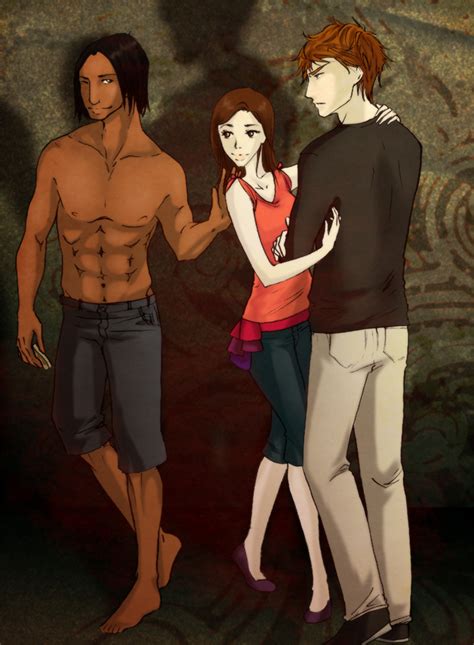 Bella Edward and Jacob by palnk on DeviantArt