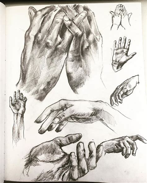 100+ Drawings Of Hands: Quick Sketches & Hand Studies in 2021 | How to ...