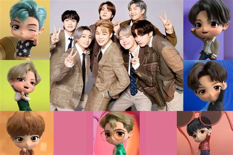 BTS Cartoon Characters-The Cartoon Versions- Learn Loft Blog