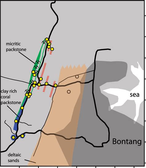 —Detailed map of the Bontang Garden area. The dashed red lines indicate... | Download Scientific ...