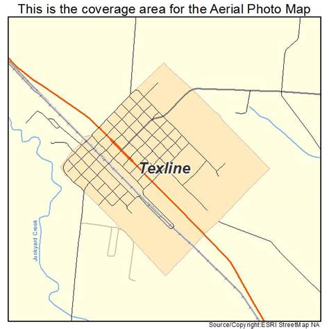 Aerial Photography Map of Texline, TX Texas