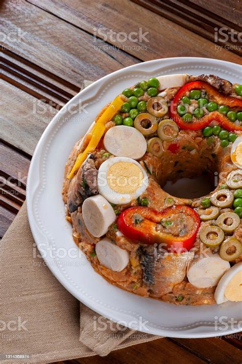 Typical Dish Of Brazilian Cuisine Called Cuscuz Paulista Stock Photo - Download Image Now - iStock