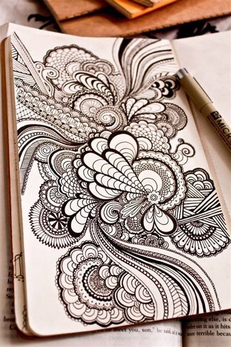 75 Creative Doodle Art Tutorials and Examples - Greenorc | Doodle art, Doodle art designs ...