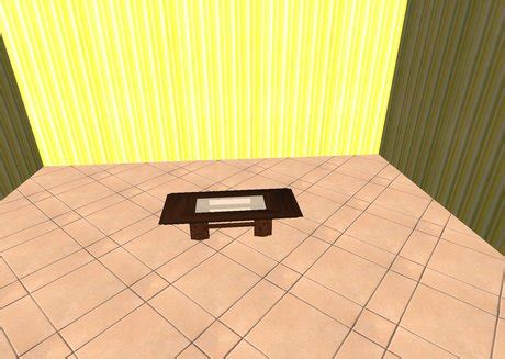 Second Life Marketplace - Wood Coffee Table
