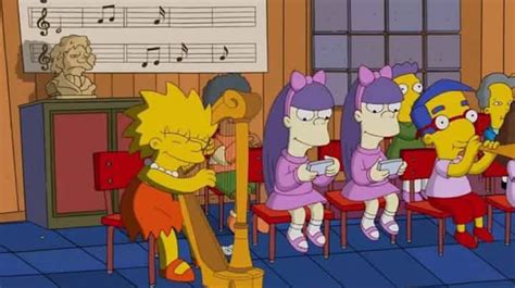 Pin by Allyson Chong on Painting Harp | Simpson, Lisa simpson, The simpsons
